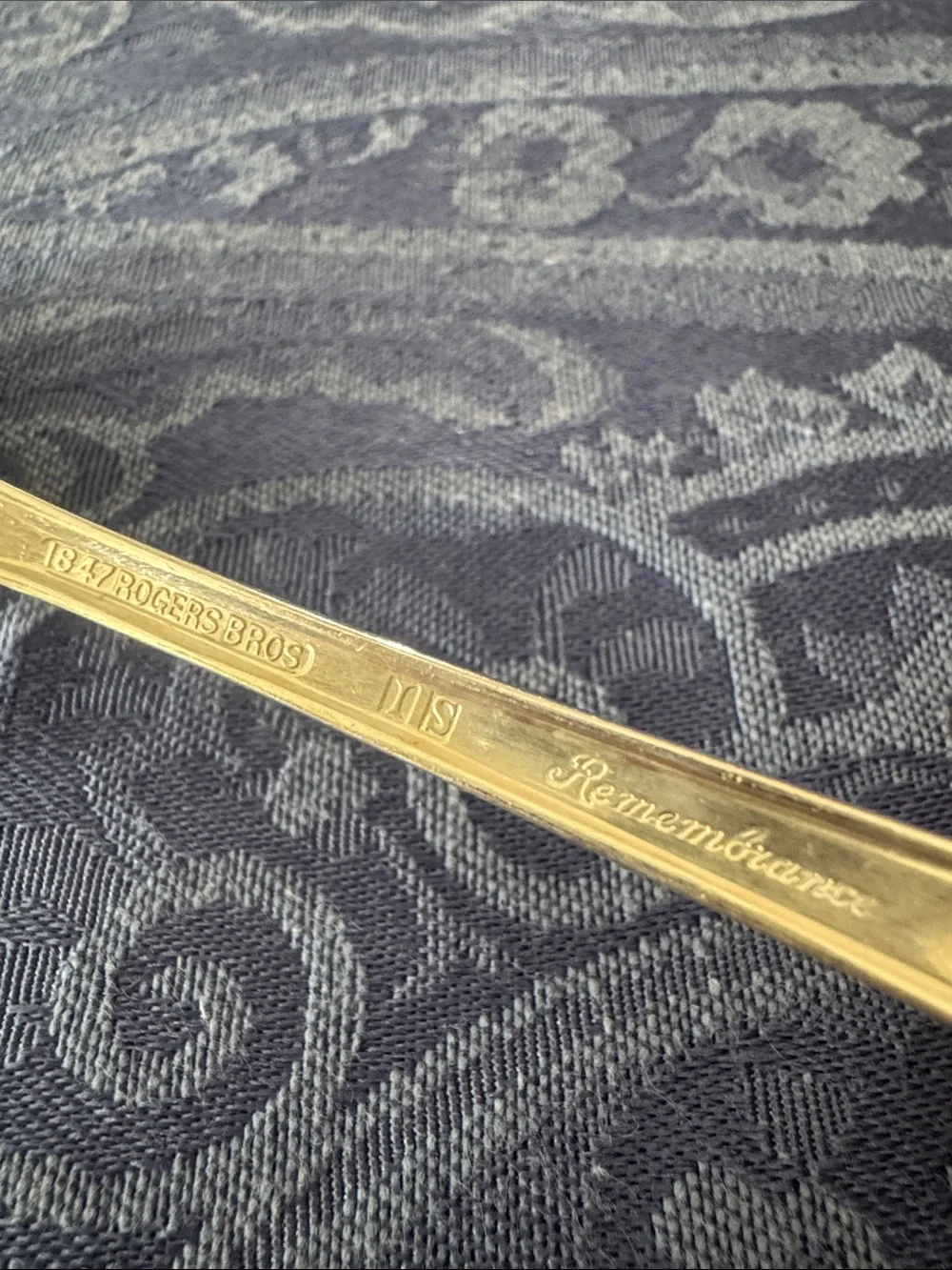 Silver plated vintage  Serving Spoon Slotted berry or olive Spoon